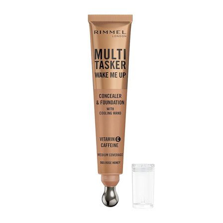 Rimmel Multi-Tasker Wake Me Up Concealer & Foundation 065 Rose Honey, Makeup, Ansigt, Concealer