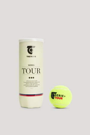 Tretorn Serie+ Tour 3 Tube — Tennisbal Dames/Heren — Geel | Bovenkleding, Regenlaarzen, Jassen & Regenkleding voor Dames, Heren & Kinderen