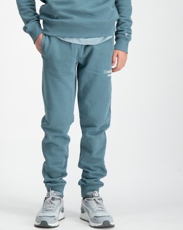 Calvin Klein CKJ STACK LOGO SWEATPANTS Blau Hosen Jungen - Kids Brand Store
