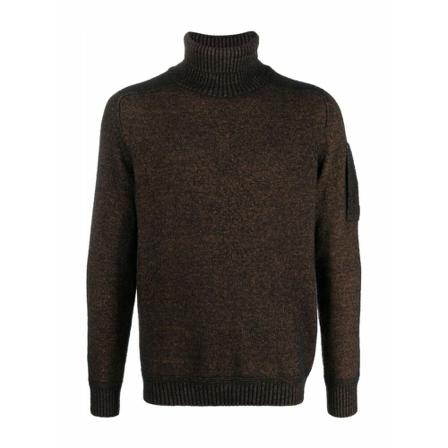 C.p. Company, Turtlenecks Bruin, Heren, Maat:M
