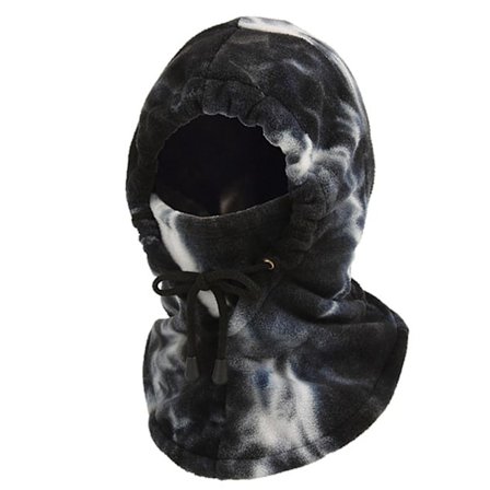 Svart sykkel Balaclava Tie Dye Snøring Hold Varme Utendørs Hiki