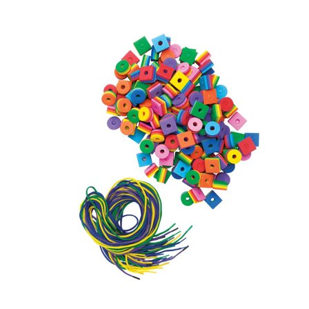 Pärlor randiga former EVA 200/fp - Lyreco - Skola och förskola - Hobbymaterial - Pärlor