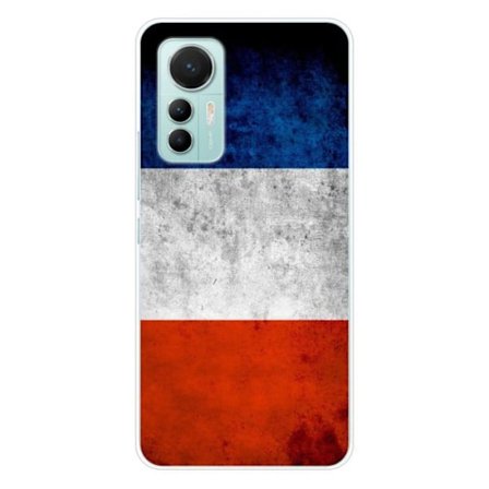 Silikonskal - Kompatibel med Xiaomi Mi 12 Lite - design med Frankrikes flagga