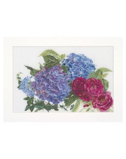 Stickpackung Bild Blumenbusch