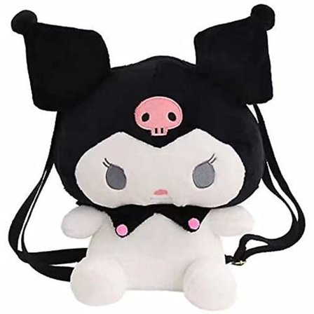 My Melody Kuromi Pehmolelupussi Anime Cartoon 3d Pehmolelu Reppu Syntymäpäivälle