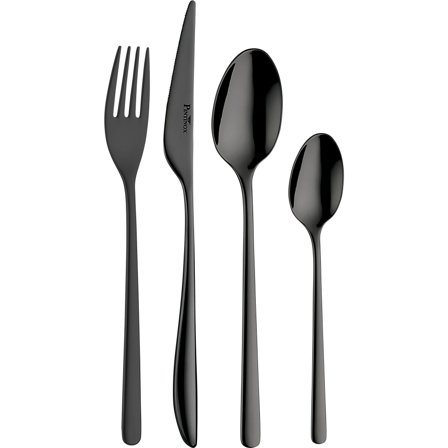 Pintinox Florence By Night bestikksett 24 deler, by night' - 'Svart