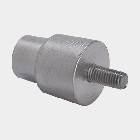 Zinková anoda Tecnoseal, pro lodní vnitřní motor, vhodná pro Yanmar 8 - 10 hp, M8