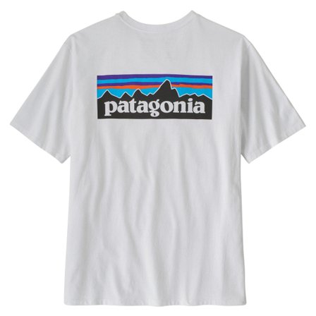 Patagonia M's P-6 Logo Responsibili-Tee White, XL