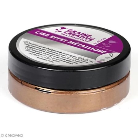 Voks Patina Metallisk Effekt - GRAINE CRÉATIVE - Bronze - Brun - 62g - Kreative hobbyer