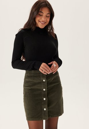 VERO MODA - Vmetta Hr Short Cord Skater Sk - Forest Night