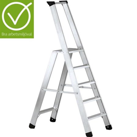 Zarges Seventec Trappstege 5 steg, Stegar & ställningar