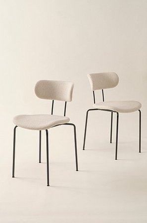 Jotex - Krzesło, 2 Sztuki Bialy - JEFFERSON - Kup Krzesła do jadalni i do kuchni firmy Jotex