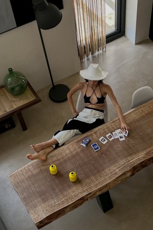 NA-KD ART Jean effet color block - Jean mom - Multicolore - EU 40