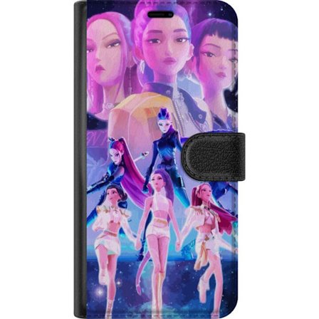 Yhteensopiva Lompakkokotelo OnePlus Nord 3 K-pop-inspiroinut tulevaisuutta ennakoiva tyttöryhmä neonvaloissa ja kosmisessa sci-fi-esiintymislavalla