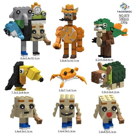 Brainrot Byggesett - Samling av Byggefigurer