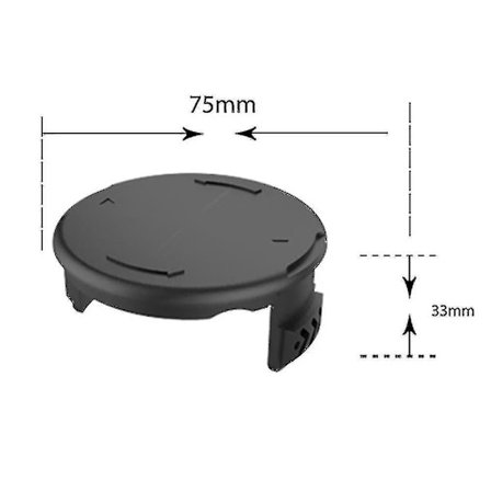 Trimmer Spole Dæksel Til Bosch Art 23 26 Sl Strimmer Line Cap Base F016f04557 Sort Udskiftning Spole Dæksel Kappe Til Bosch Strimm (FMY)