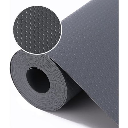 45 x 600 cm skridsikker skuffebundsmåtte, EVA køleskabsmåtte, skridsikker skuffebundsmåtte, antibakteriel og vaskbar, transparent køleskabsmåtte