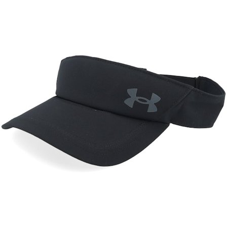 Under Armour - Schwarz Visor Cap - Iso-chill Launch Black Visor @ Hatstore