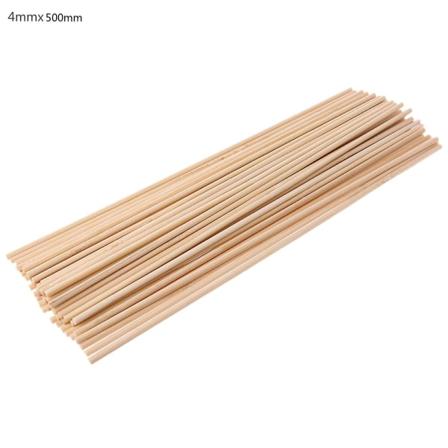 50 stk. bambus plantestokke plantesupport blomsterpinde orkidestang plantestokke 4mm