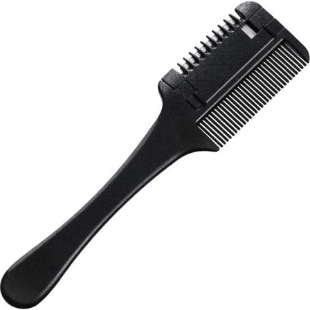 Razor Kam Hårfortynder Kam Hårstil Razor Kam Hårtrimmer Razor Kam Klippe Saks Dobbeltsidet Hårstil Razor Kam Værktøj (Pakke med 1)