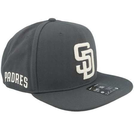 Nike MLB - MLB Gris snapback Casquette - San Diego Padres Statement Dri-fit Pro Anthracite Snapback - Nike @ Hatstore