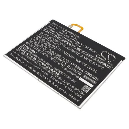 Batteri til tablet til Samsung Galaxy Tab S9, SM-X710, SM-X710N og andre.