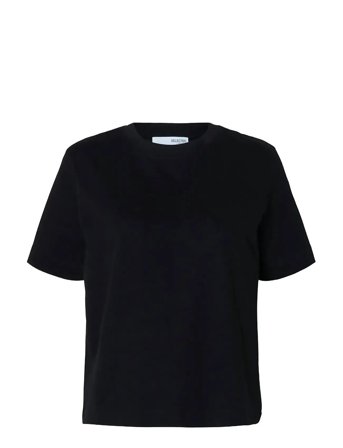 Selected | Slfessential Ss Boxy Tee Noos | XS