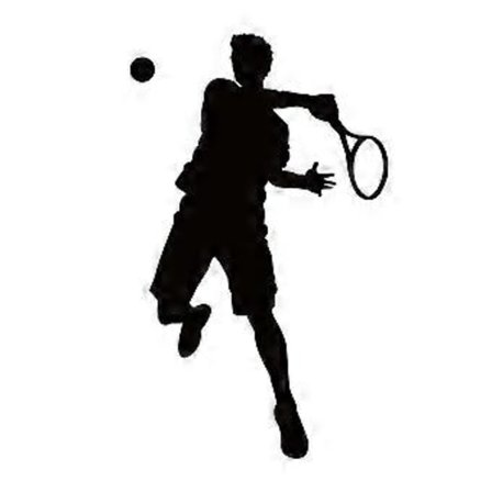 1 kpl Seinätarra Irrotettava Taide Seinämaalaus Tennis Seinätarra Makuuhuoneen Olohuoneen Sisustukseen