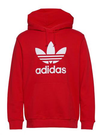 Adicolor Classics Trefoil Hoodie Hoodie Röd Adidas Originals