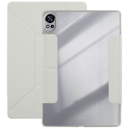 Akryl Läderfodral med Avtagbart Magnetiskt Dubbellås för Huawei MatePad Air 12 2024 Surfplatta