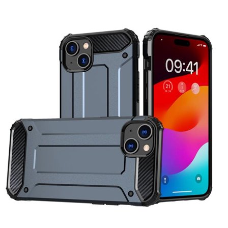 iPhone 15 Hybrid Armor kotelo - sininen