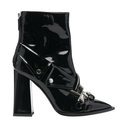 Moschino, Boots Zwart, Dames, Maat:39 EU,leer