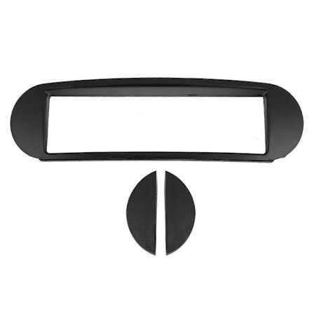 1Din Senterkontroll Audio Fascia CD MP3 DVD Panel Stereo Spiller Ramme Bil Interiør Trim Svart OCR