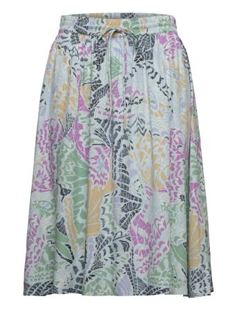 Sllivinna Ilio Skirt Knelangt Skjørt Blå Soaked In Luxury*Betinget Tilbud