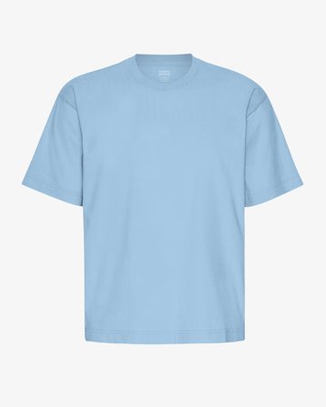 Oversized Organic T-Shirt - Seaside Blue