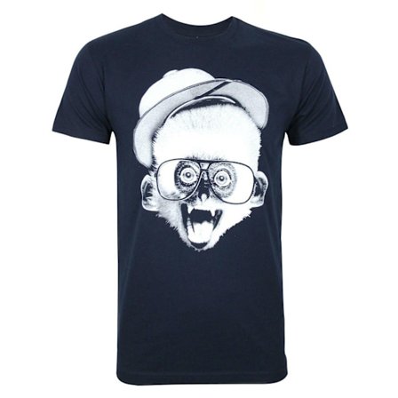 Goodie Two Sleeves Mens Let ́s Go Bananas T-Shirt M Marinblå/Vit