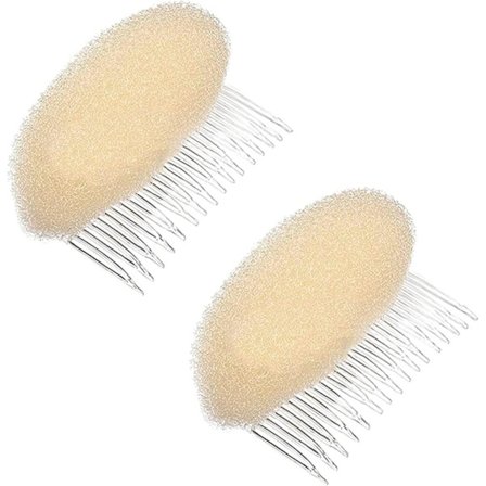 2 hårputer og frisyretilbehør, fluffy og fluffy hår