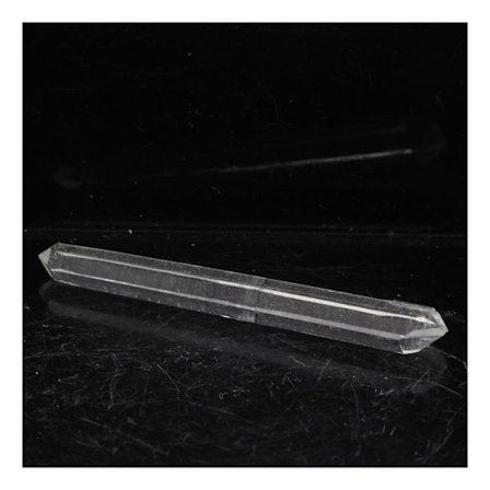 Stenar och mineraler. Dubbelterminerad kvarts. 3,40 cent. Puits Brides, La Gardette-gruvan, Bourg d’Oisans, Frankrike.