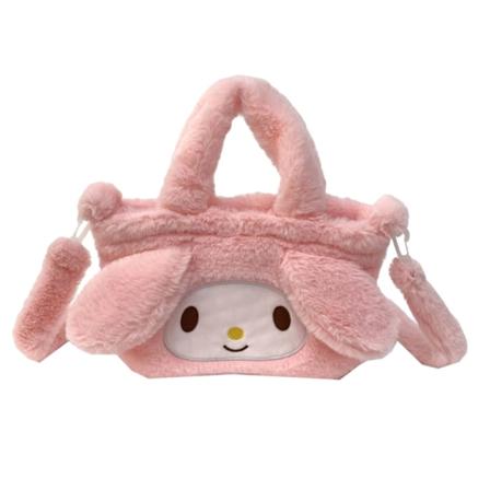 Cartoon Plys skuldertaske Håndtaske og Crossbody Rygsæk Dame G Pink