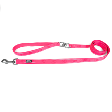 Selected by ZOO - Paddock Rufus 20 mm x 180 cm Rosa - Hund - Halsbånd - ZOO.no