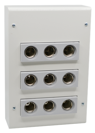 Eldon BN3303 Sikringssentral 310 mm, Dll 3 x 3 sikringer, Elfordeling & strømforsyning