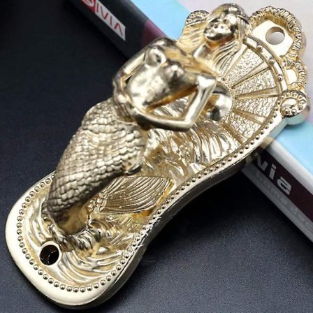 Vintage Sjöjungfru Dekorativ Krok Väggmontering Gardin Kappa Hatt Krok Väggkonst Dekor