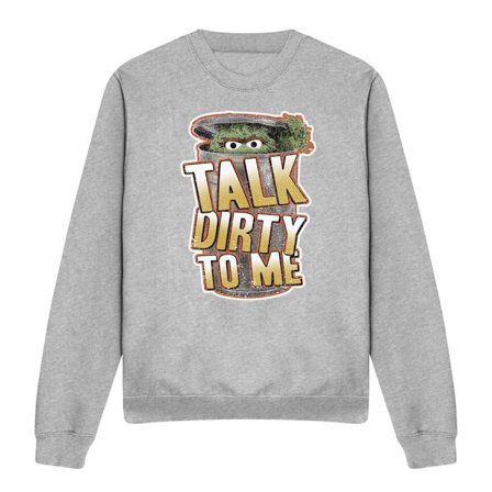 Sesame Street Unisex Vuxen Talk Dirty To Me Sweatshirt XXL Athl