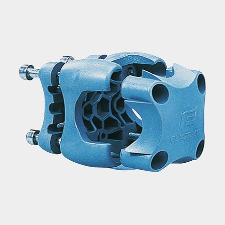 Plasticlip universalfäste ljusgrå