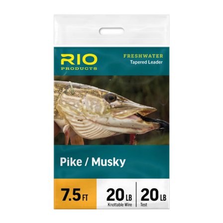 Rio Pike/Musky Leader 7.5ft - 20lb