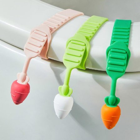 1 st Silikon Toalettlockslyftare, Toalettsitshandtag Lyftare Toalett