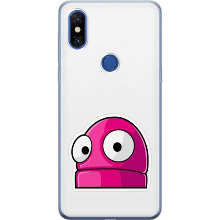 Kompatibel Mobilcover til Xiaomi Xiaomi Mi Mix 3 Rosa tegneseriefigur med store øjne i legende og humoristisk stil