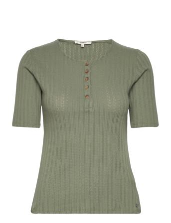 Ladies T-Shirt Ss T-shirts & Tops Short-sleeved Grønn Garcia*Betinget Tilbud