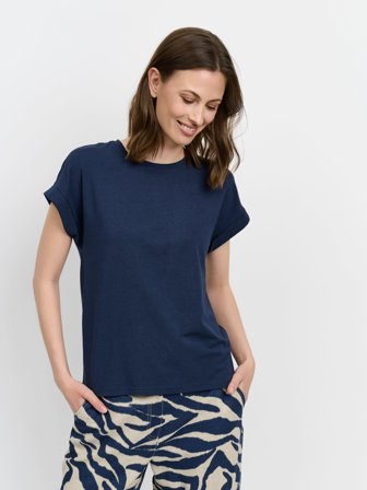 BRANDTEX - Kortærmet T-shirt - Navy