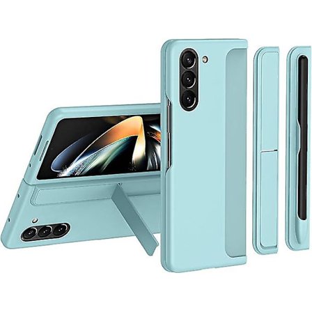 Til Samsung Galaxy Z Fold 5 Etui Med S Pen, Udskiftelig S Pen Holder & Kickstand Support Trådløs Opladning Etui Til Samsung Z Fold 5